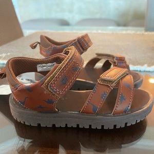 Carter’s Dinosaur Toddler Sandals (Size 8) NWT